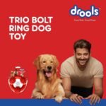 Drools Trio Bolt Ring Dog Toy,Puppy/Dog Teething Toy, 130 gm - Image 6