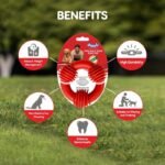 Drools Trio Bolt Ring Dog Toy,Puppy/Dog Teething Toy, 130 gm - Image 5