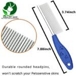 Pups&Pets Stainless Metal Flea Comb for Pets - Image 2