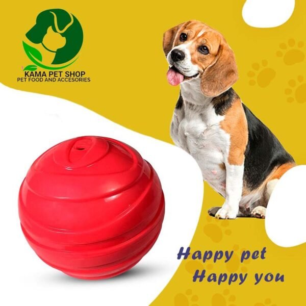 Natural Rubber Dog Toys Non Toxic Rubber Ball Toy for Dogs | Ideal Dog Toy for All Breeds and Sizes_Pink