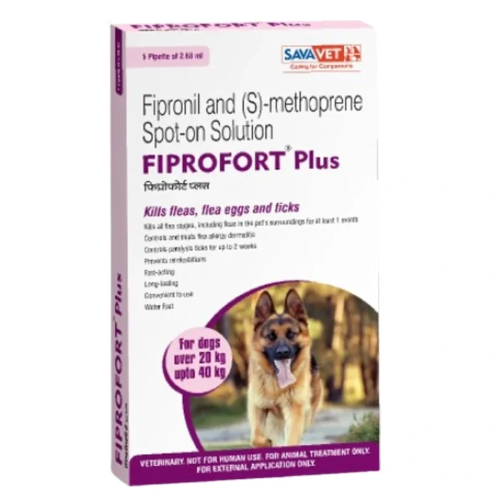 Fiprofort Plus Comprehensive Flea and Tick Control for Dogs and Cats KAMA PET SHOP