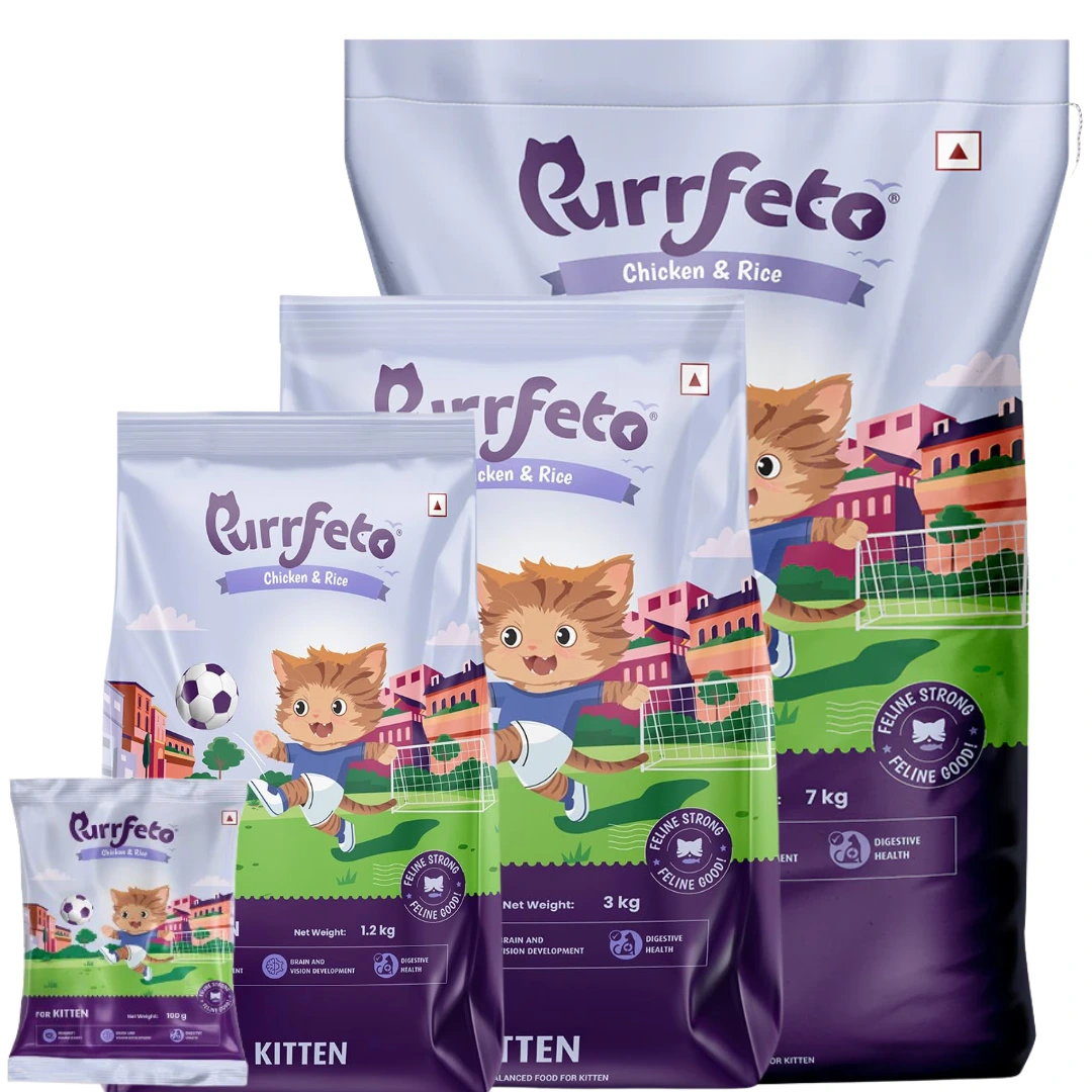 Purrfeto Dry Cat Food Kitten Chicken & Rice