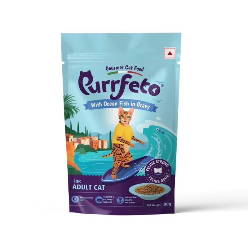 Purrfeto Ocean Fish Adult Cat Food Wet Gravy