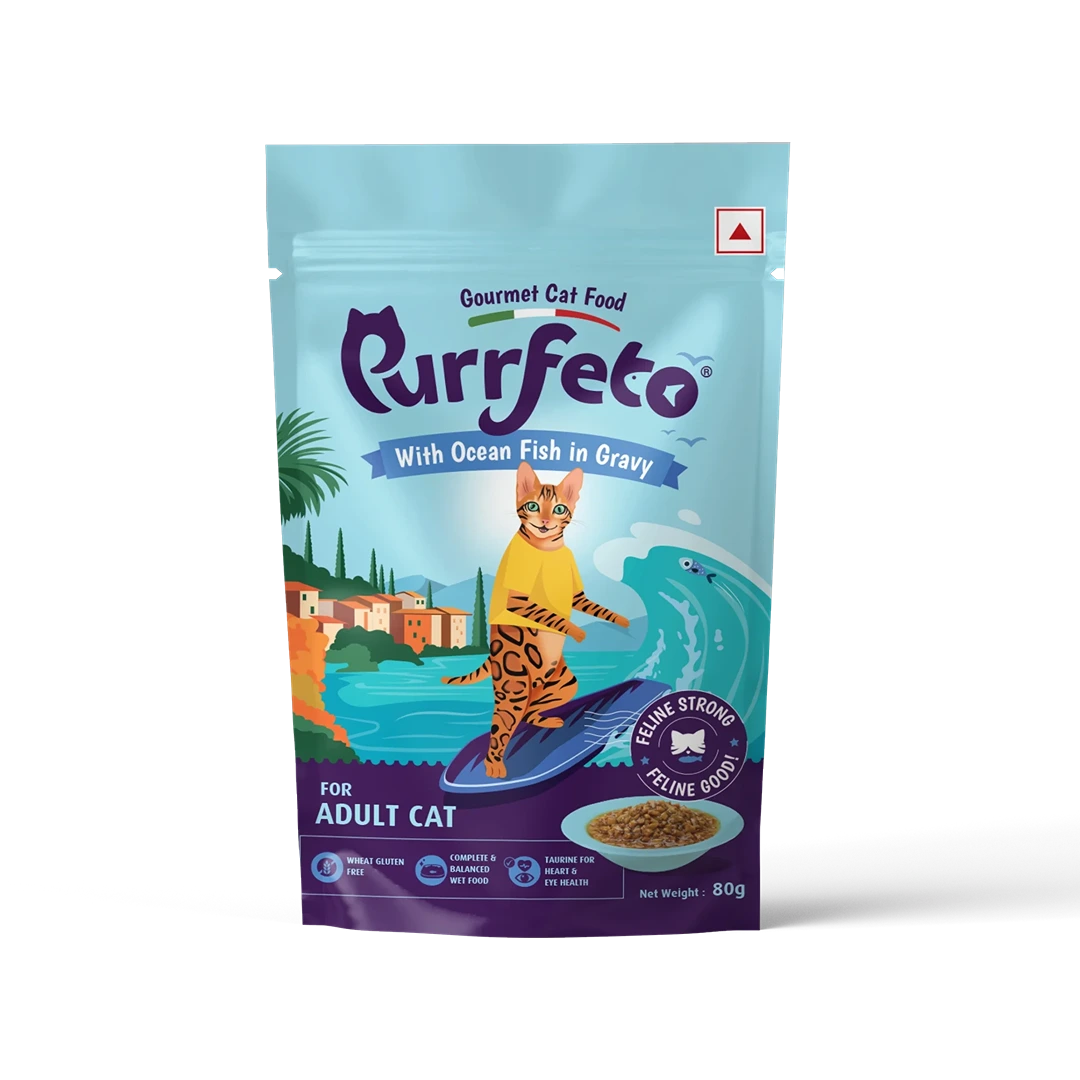 Purrfeto Ocean Fish Adult Cat Food Wet Gravy