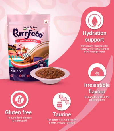 Purrfeto Tuna Platter in Jelly
